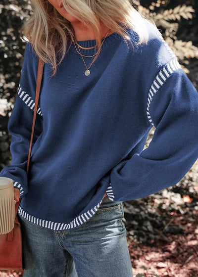 Marisa™ | Chic Contrast Sweater