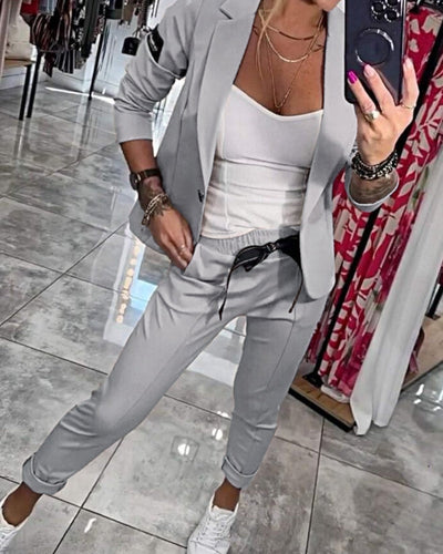 MALOU™ | TOP, JACKET AND PANTS SET