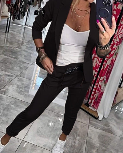 MALOU™ | TOP, JACKET AND PANTS SET