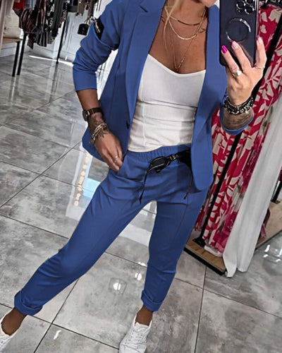 MALOU™ | TOP, JACKET AND PANTS SET