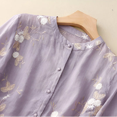 Mila™ - Embroidered Cotton Top