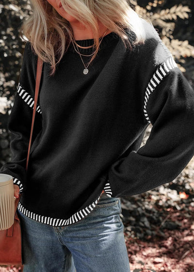 Marisa™ | Chic Contrast Sweater