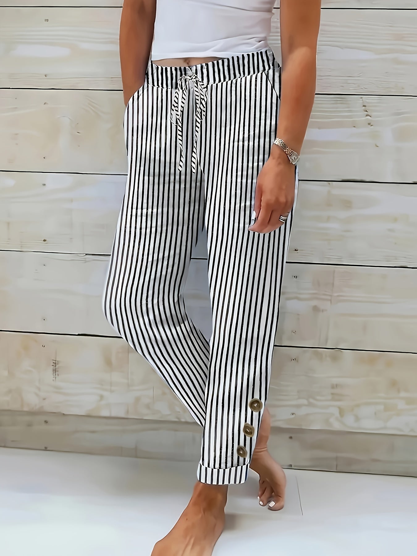 Lena™ | Stretch Waist Trousers