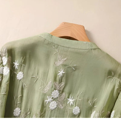 Mila™ - Embroidered Cotton Top