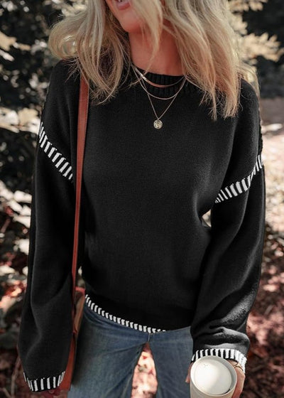 Marisa™ | Chic Contrast Sweater