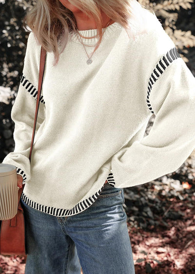 Marisa™ | Chic Contrast Sweater