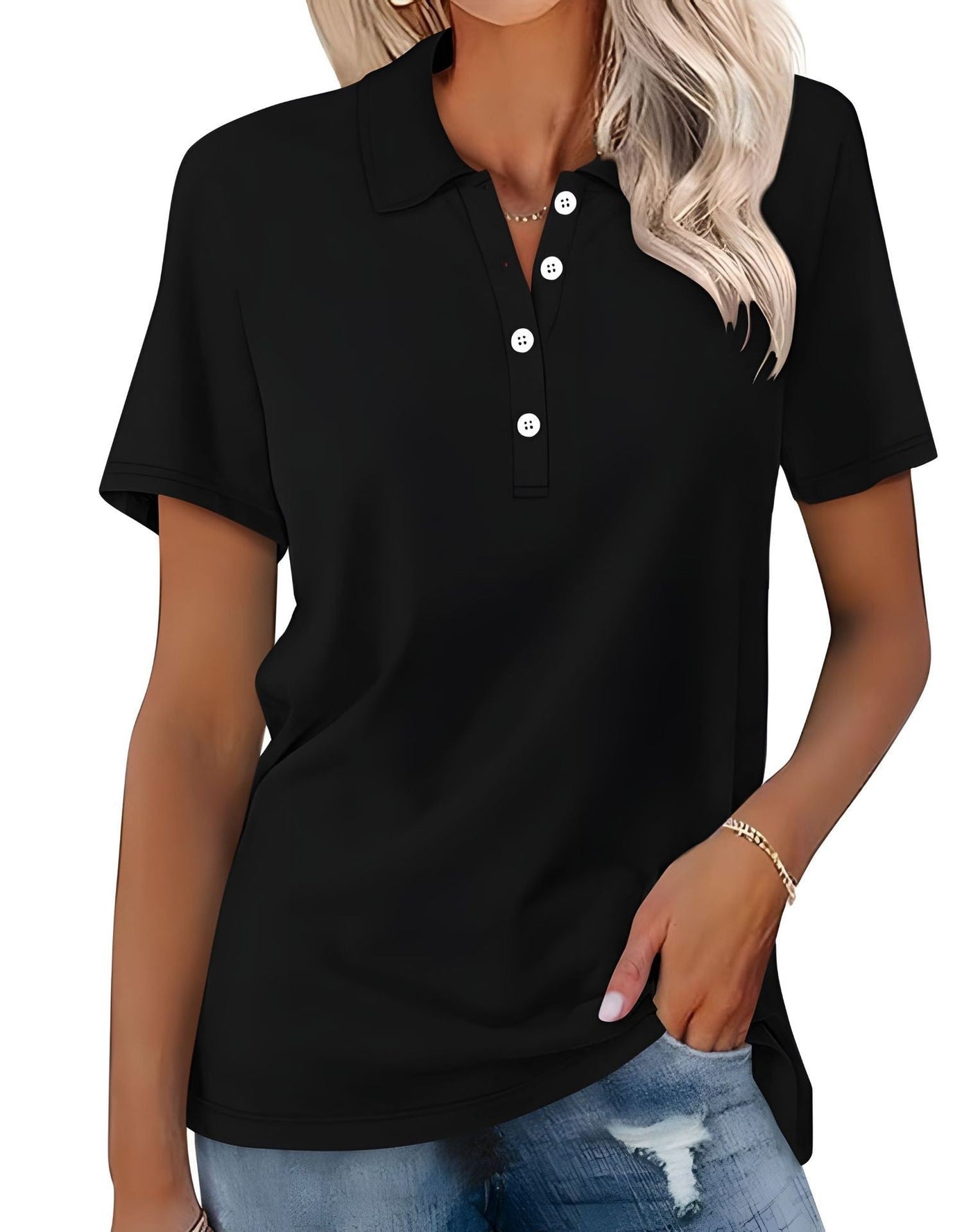 Emma | Breathable Polo Shirt with Refined Elegance