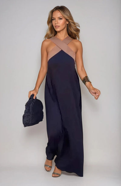Lauren™ | Women’s Crossover Neck Long Dress