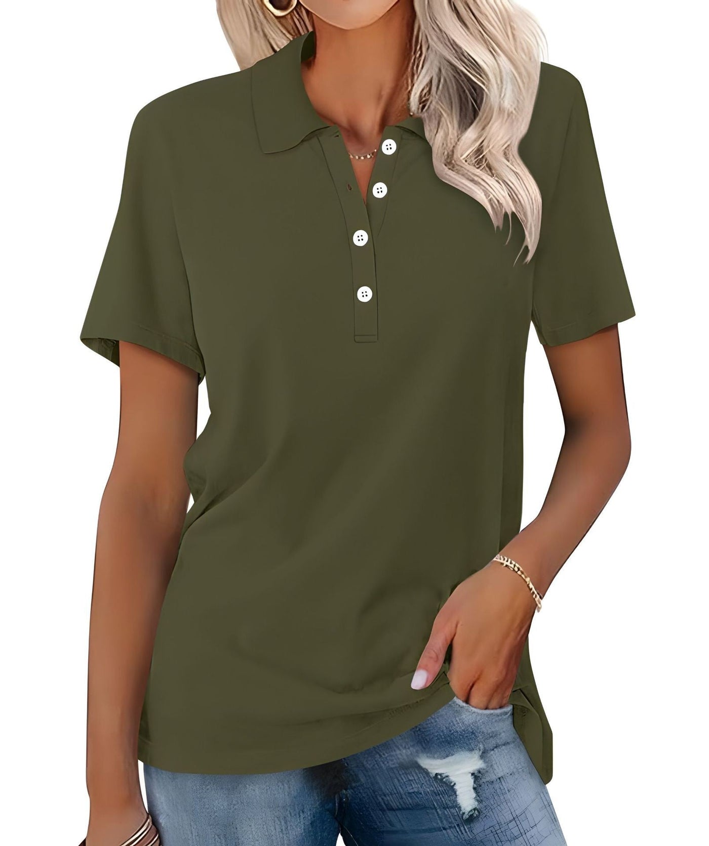 Emma | Breathable Polo Shirt with Refined Elegance