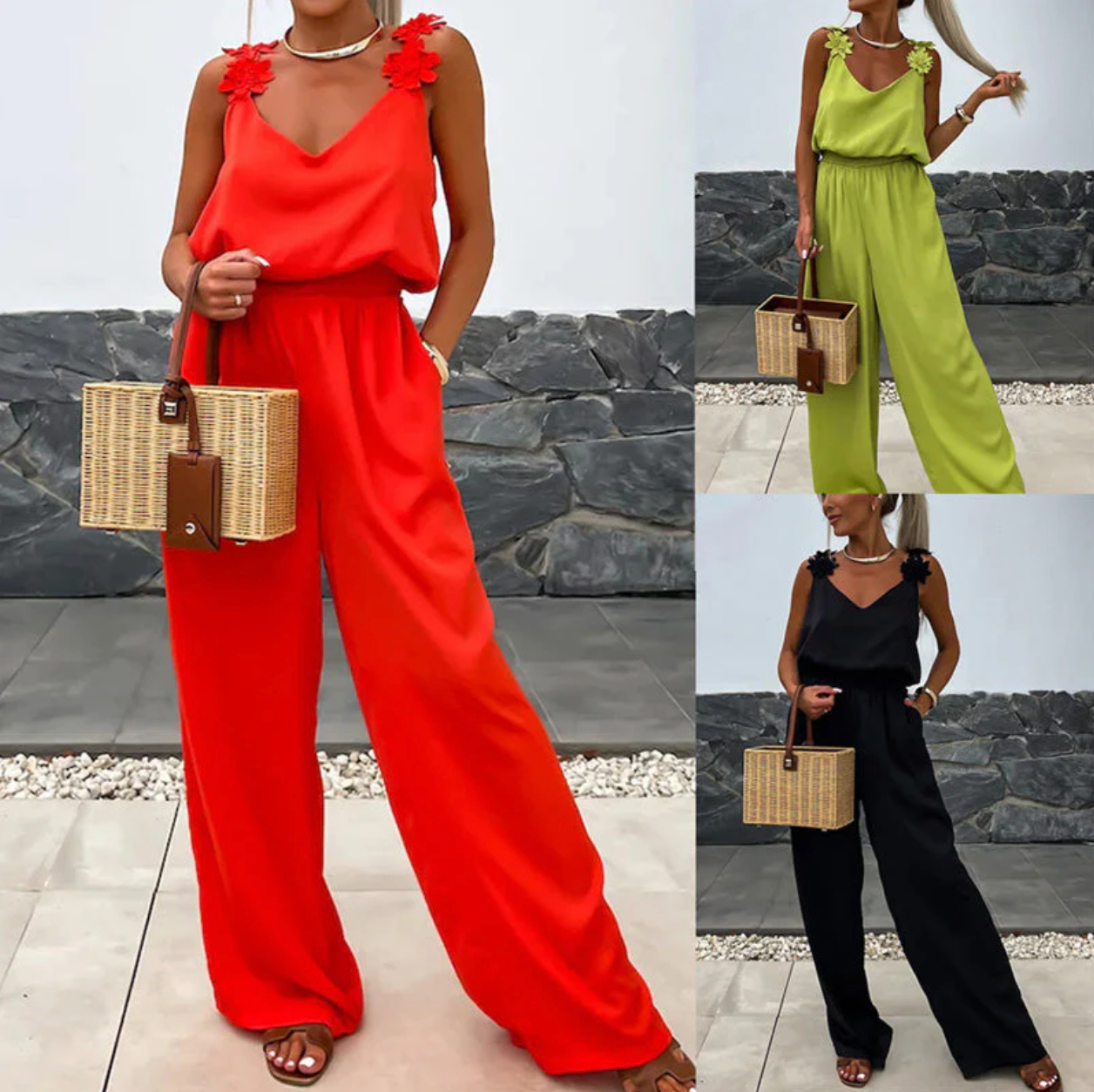 Harper | Sleeveless Wide-Leg Jumpsuit