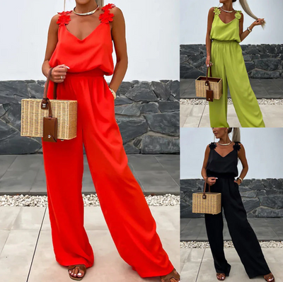 Harper | Sleeveless Wide-Leg Jumpsuit