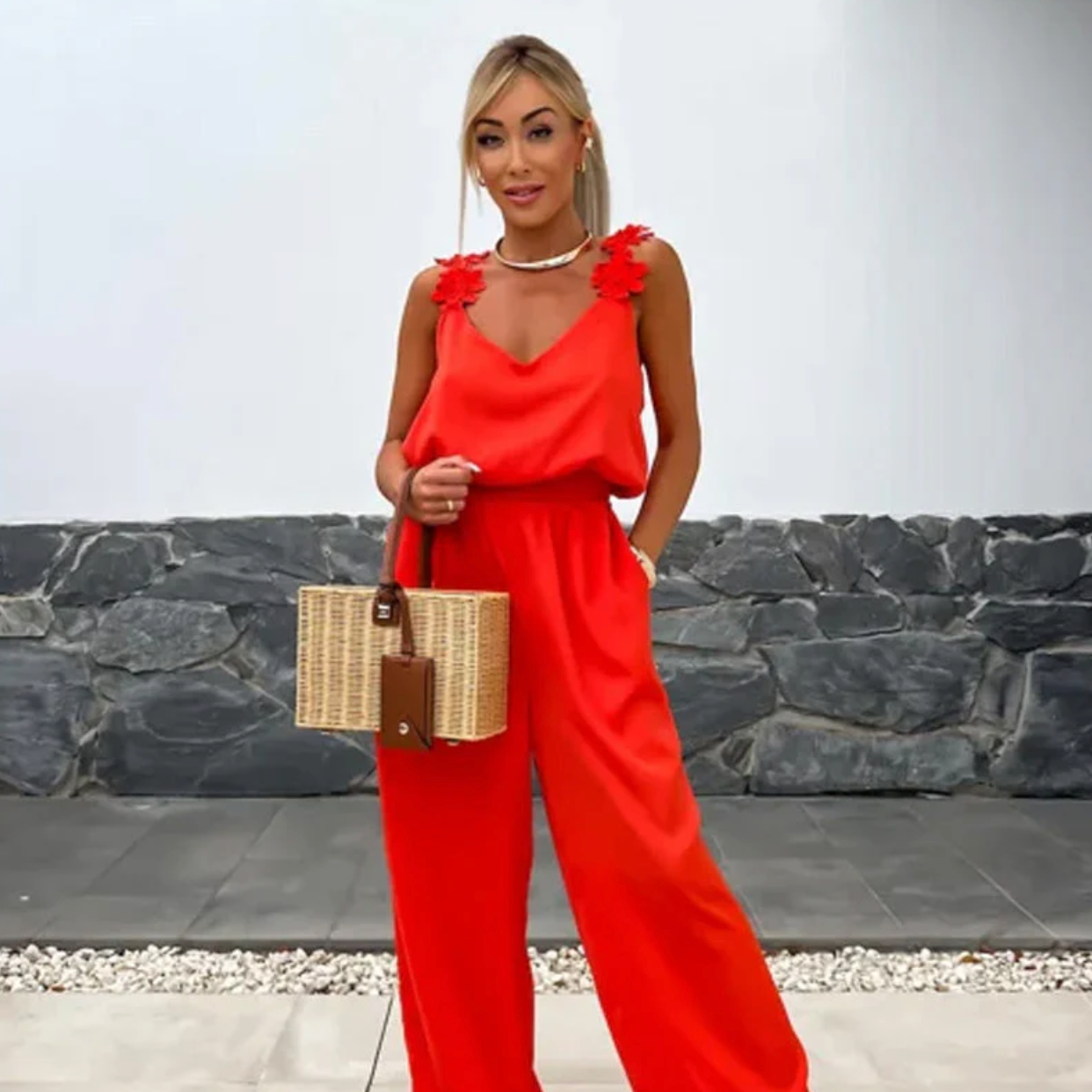 Harper | Sleeveless Wide-Leg Jumpsuit