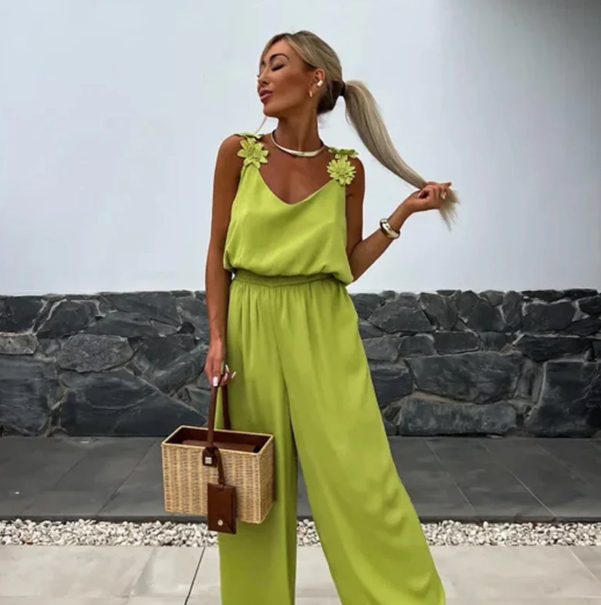 Harper | Sleeveless Wide-Leg Jumpsuit