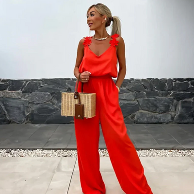 Harper | Sleeveless Wide-Leg Jumpsuit