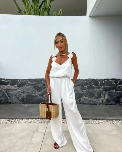 Harper | Sleeveless Wide-Leg Jumpsuit