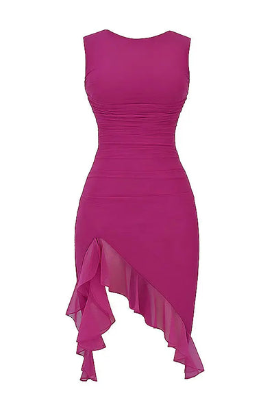 Amelia | Ruffle Detail Midi Dress